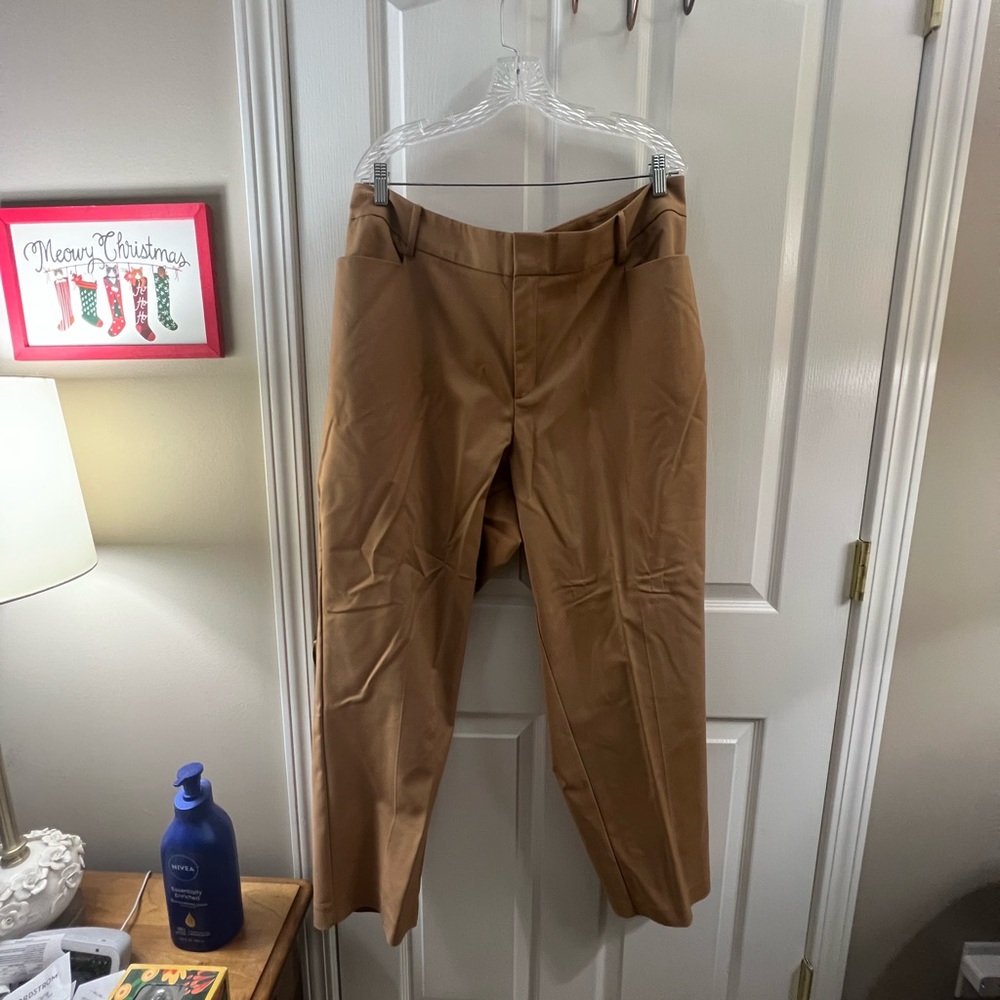 Eloquii Tan Trousers